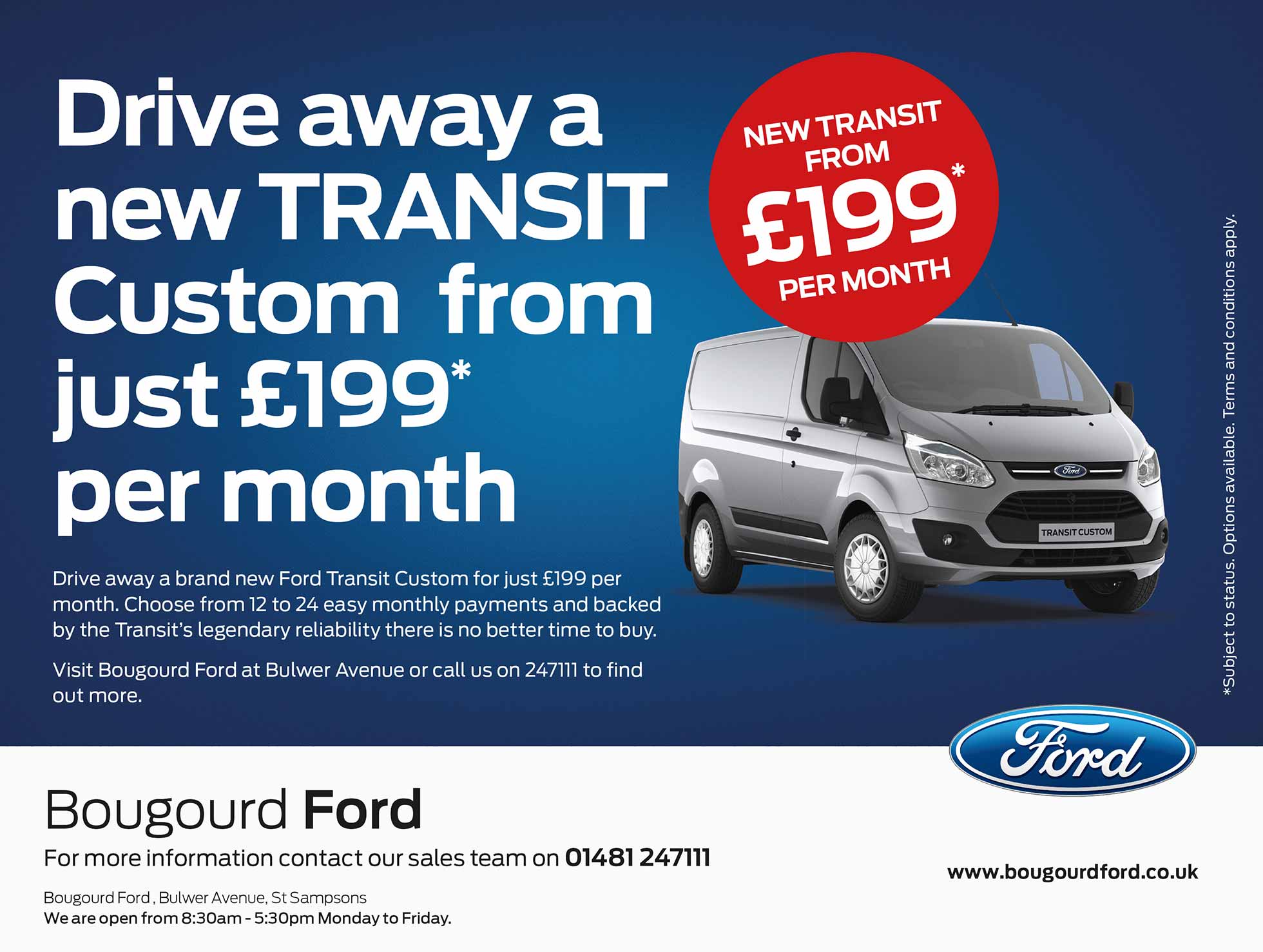 Ford Transit advert