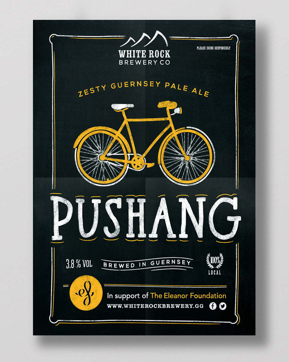 Pushage Guernsey Pale Ale poster